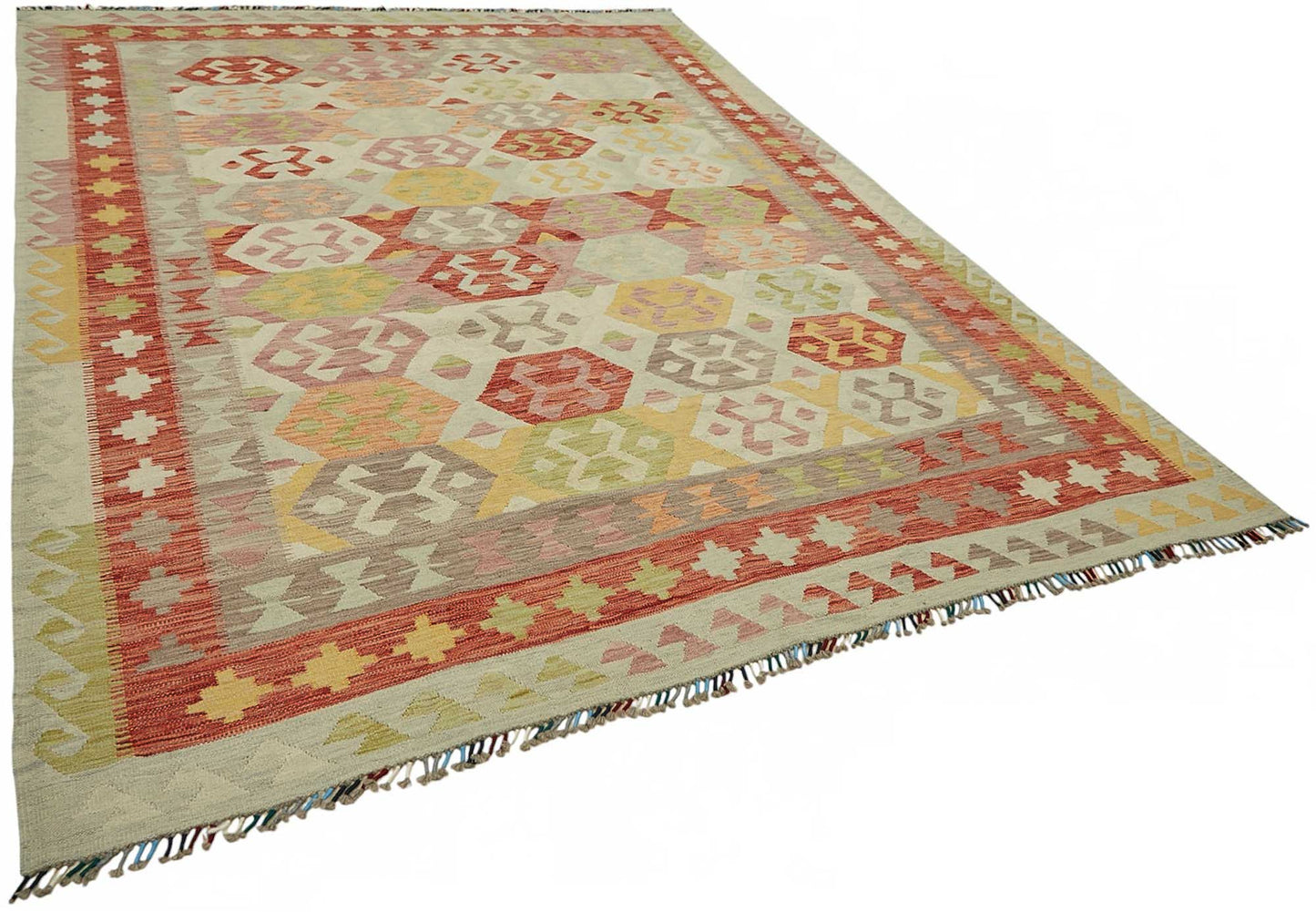 8x11 Handwoven Turkish Kilim Rug  - 48805