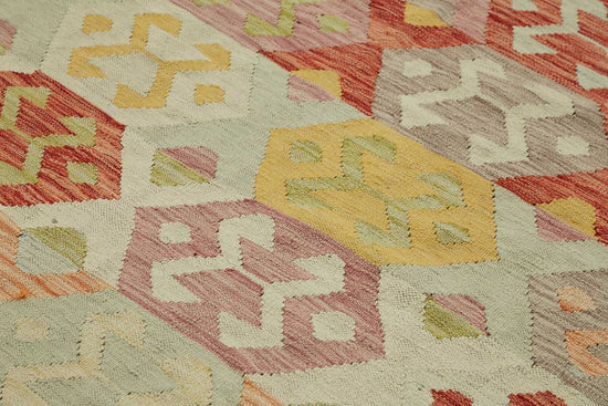 8x11 Handwoven Turkish Kilim Rug  - 48805