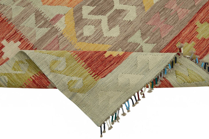 8x11 Handwoven Turkish Kilim Rug  - 48805