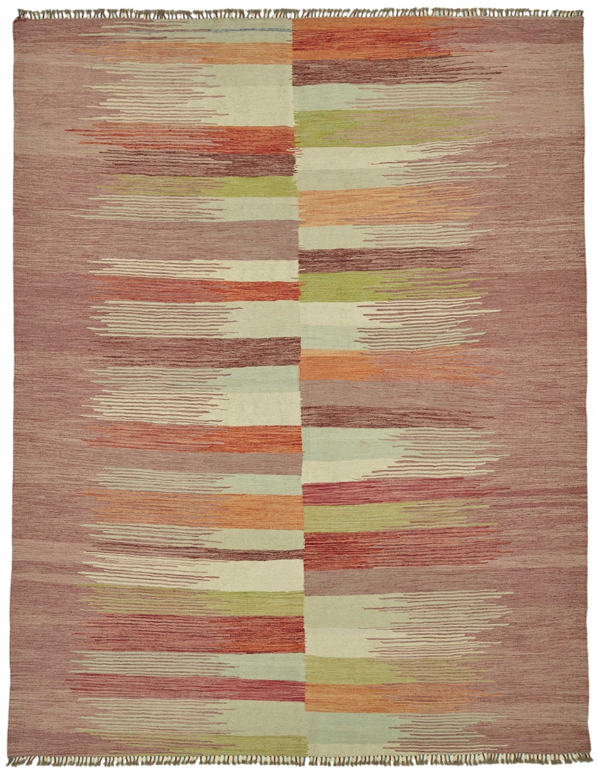 8x11 Handwoven Turkish Kilim Rug  - 48807