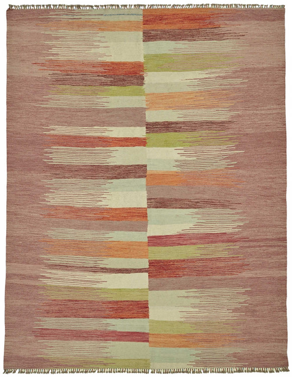 8x11 Handwoven Turkish Kilim Rug  - 48807