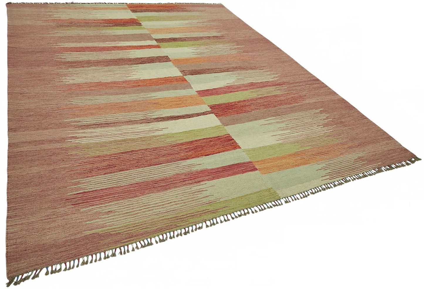 8x11 Handwoven Turkish Kilim Rug  - 48807