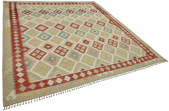 8x9 Handwoven Turkish Kilim Rug  - 48809