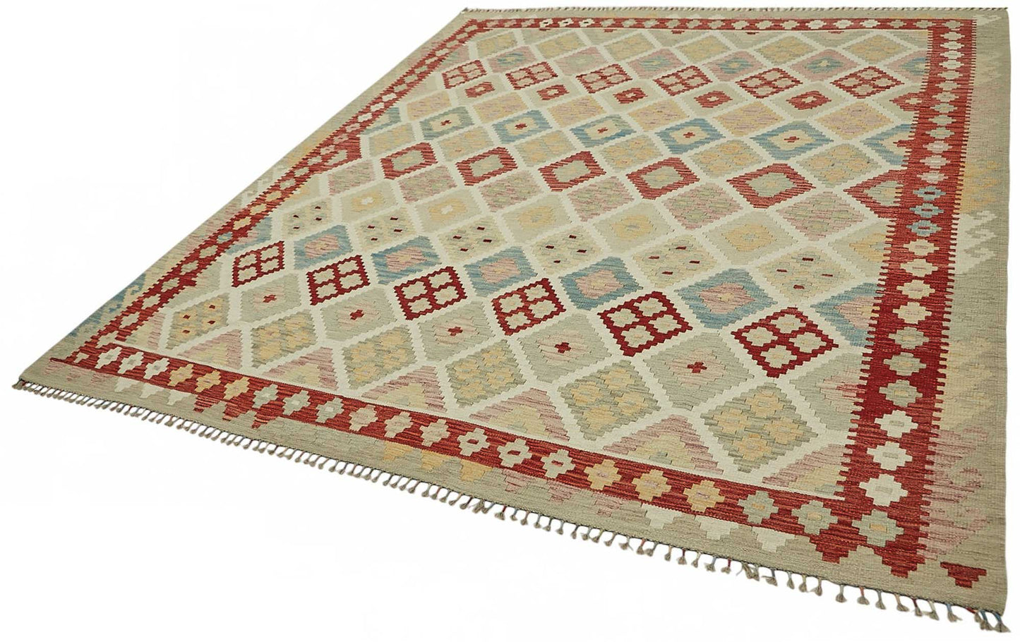 8x9 Handwoven Turkish Kilim Rug  - 48809