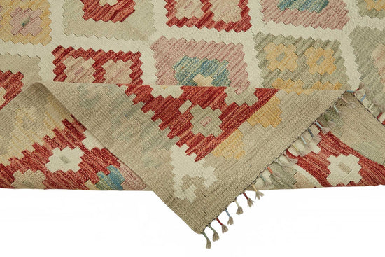 8x9 Handwoven Turkish Kilim Rug  - 48809