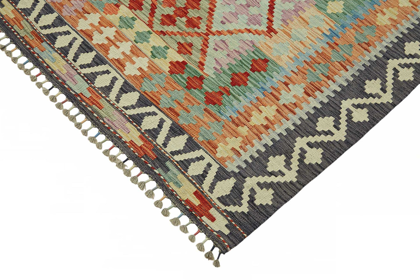 9x11 Handwoven Turkish Kilim Rug  - 48811