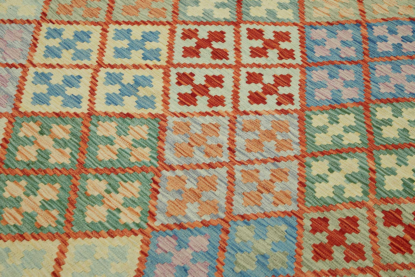 9x11 Handwoven Turkish Kilim Rug  - 48811