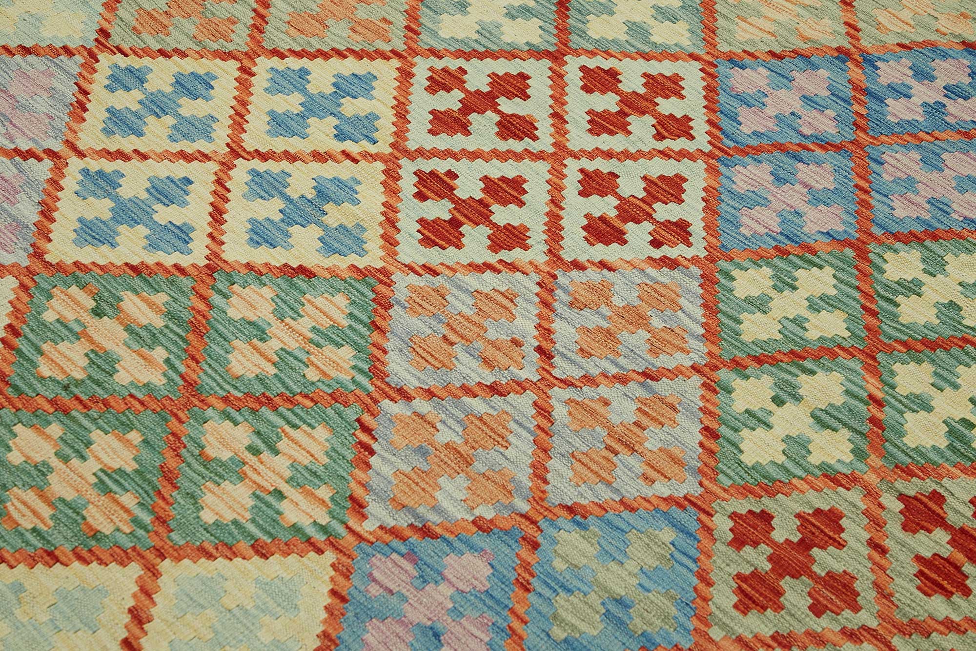 9x11 Handwoven Turkish Kilim Rug  - 48811