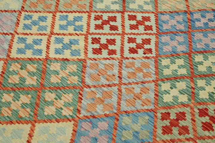 9x11 Handwoven Turkish Kilim Rug  - 48811