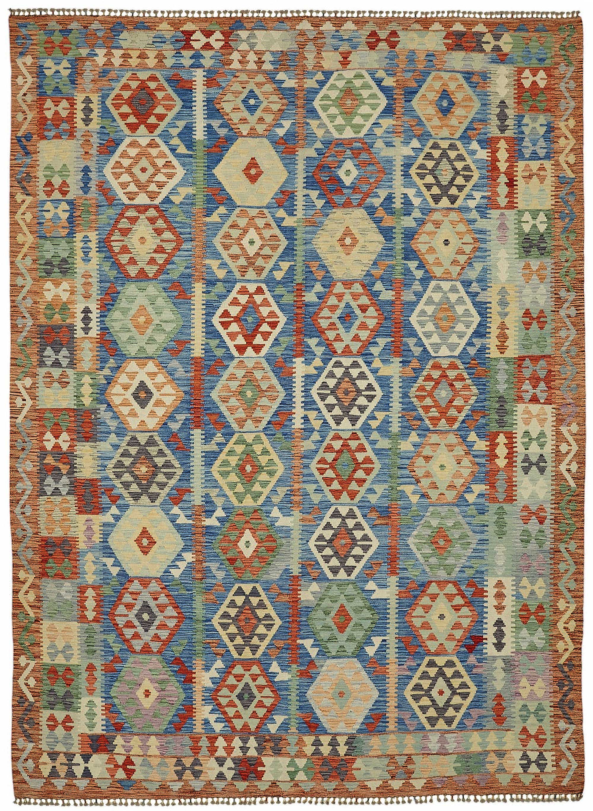 8x11 Handwoven Turkish Kilim Rug  - 48815