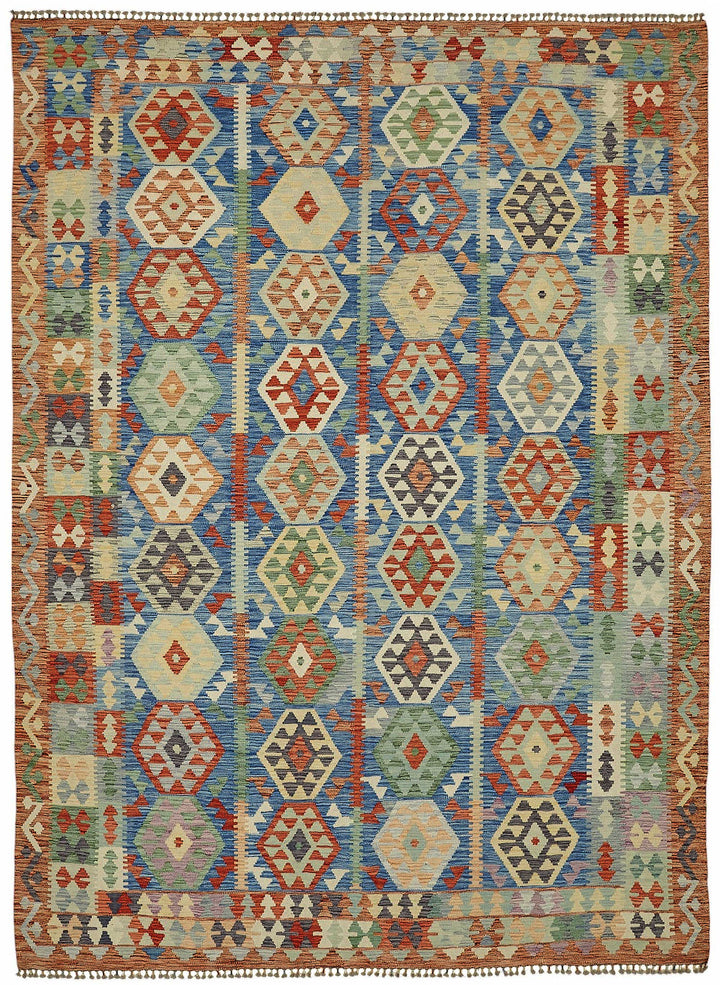 8x11 Handwoven Turkish Kilim Rug  - 48815