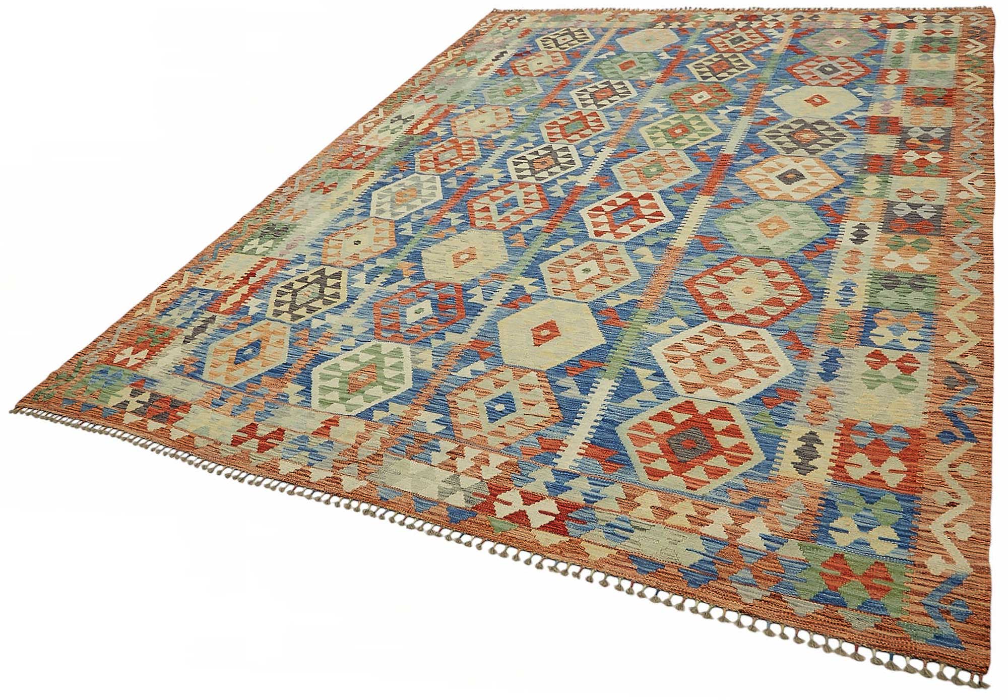 8x11 Handwoven Turkish Kilim Rug  - 48815
