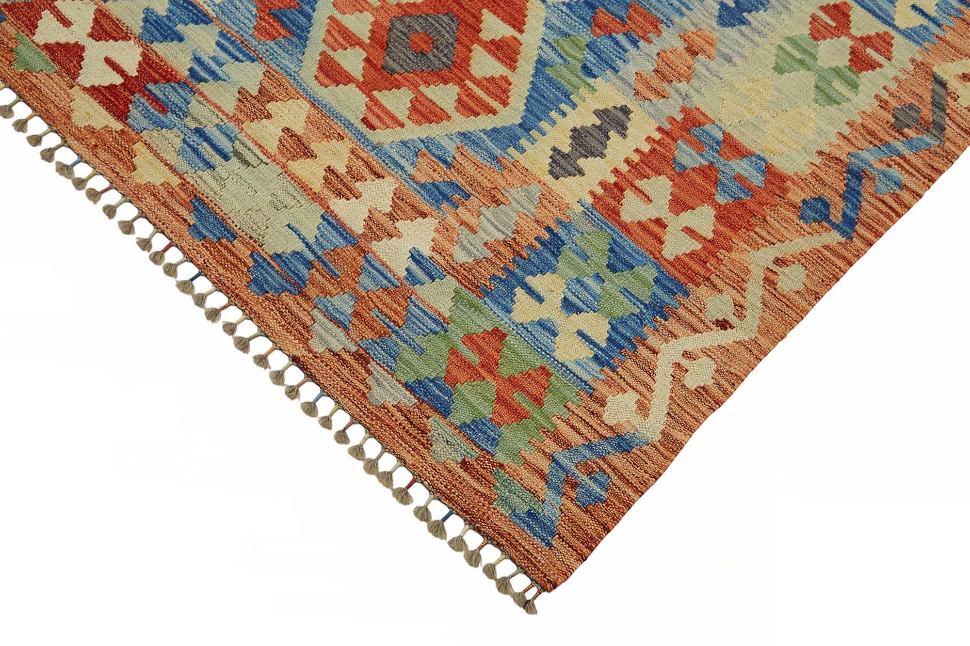 8x11 Handwoven Turkish Kilim Rug  - 48815