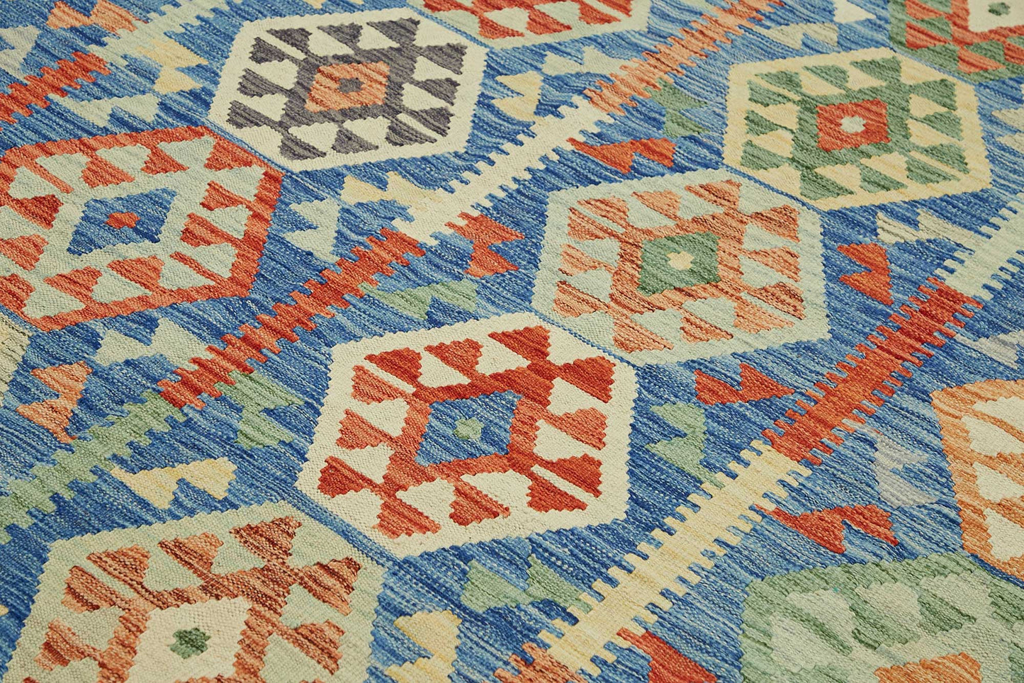 8x11 Handwoven Turkish Kilim Rug  - 48815