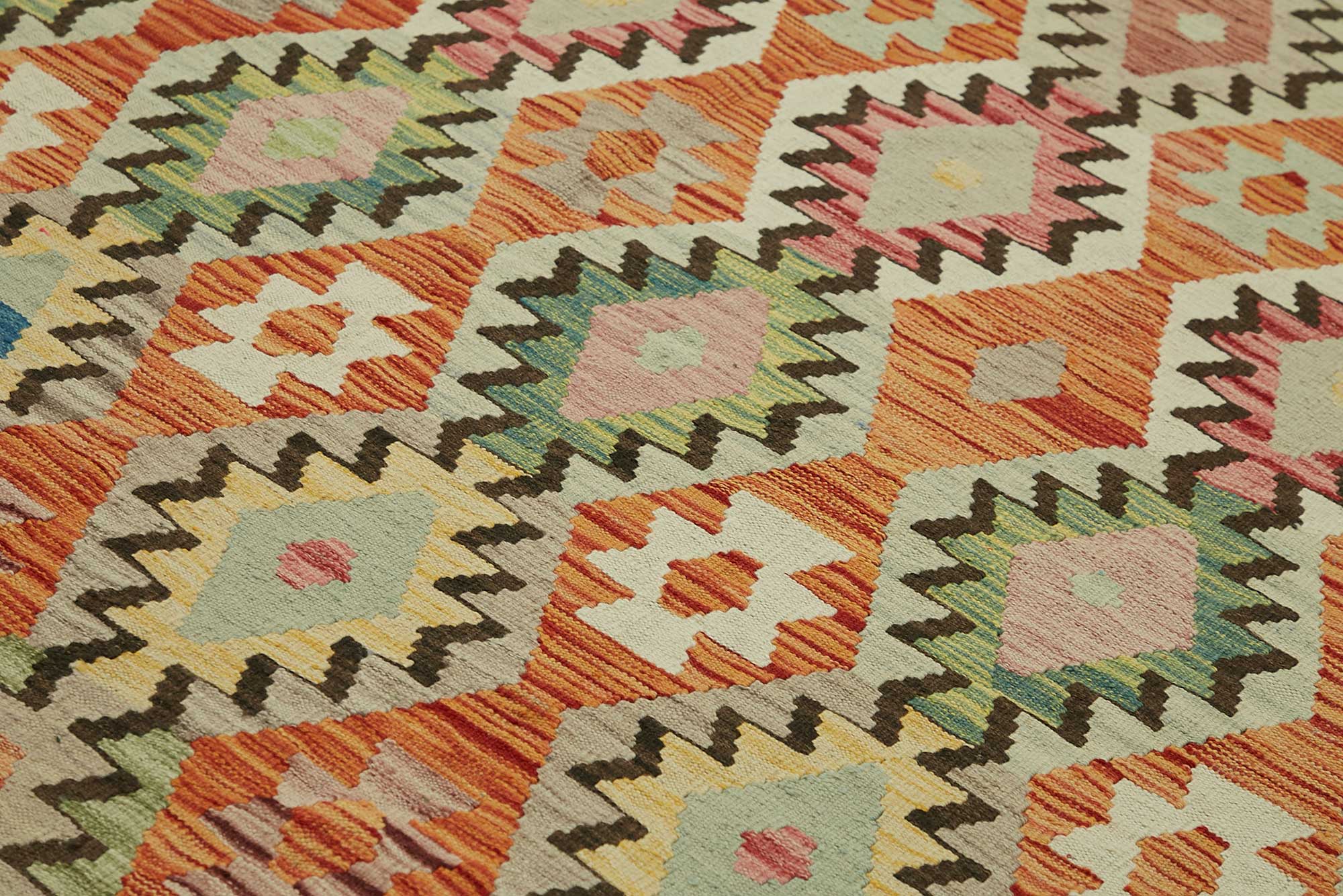 11x13 Handwoven Turkish Kilim Rug  - 48816