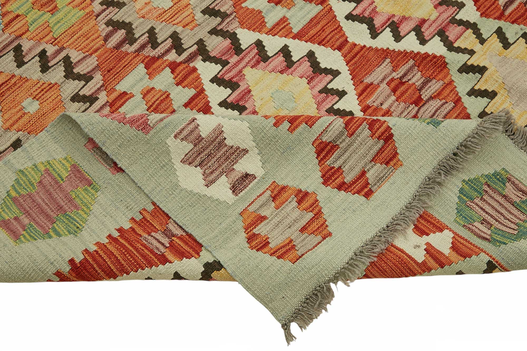 11x13 Handwoven Turkish Kilim Rug  - 48816