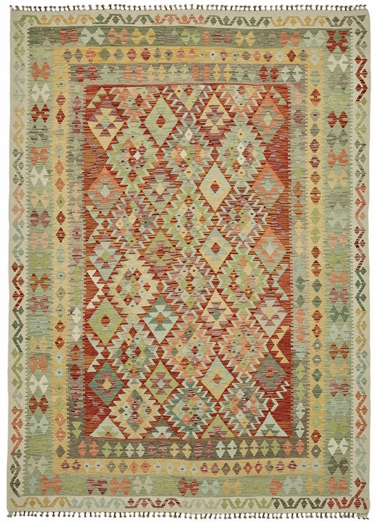8x11 Handwoven Turkish Kilim Rug  - 48817