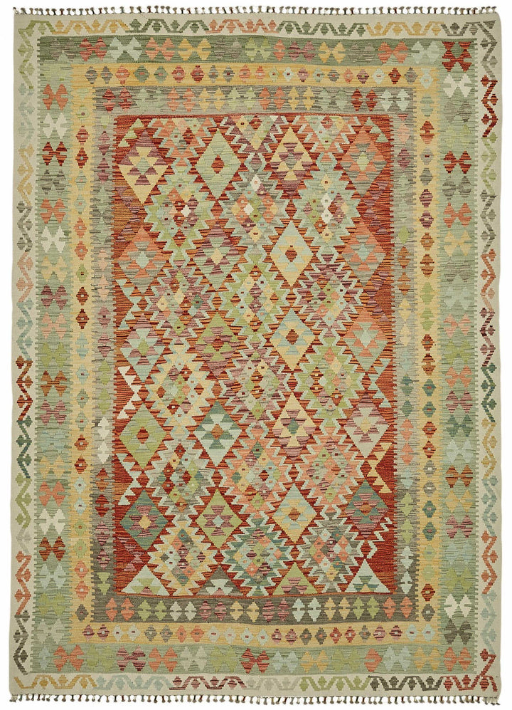 8x11 Handwoven Turkish Kilim Rug  - 48817