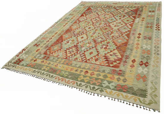 8x11 Handwoven Turkish Kilim Rug  - 48817