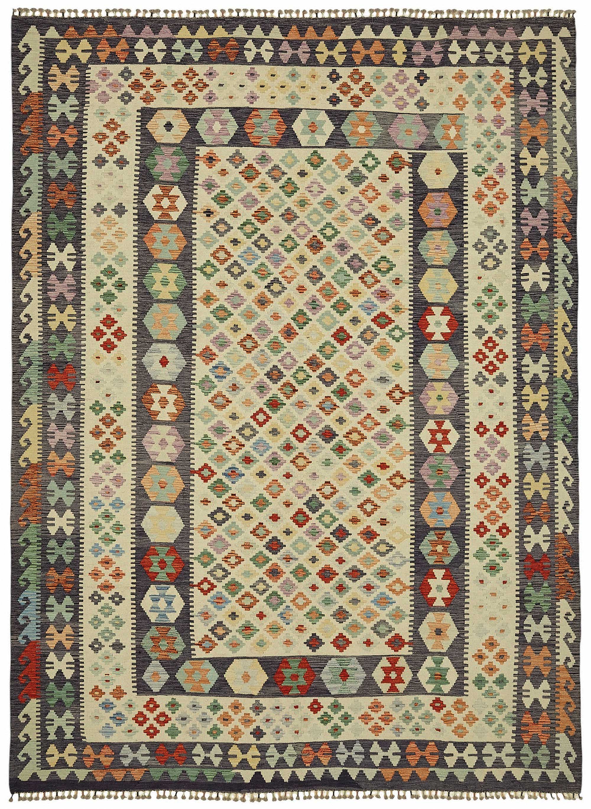 8x11 Handwoven Turkish Kilim Rug  - 48818