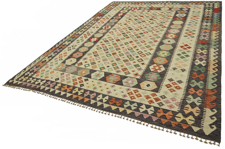 8x11 Handwoven Turkish Kilim Rug  - 48818