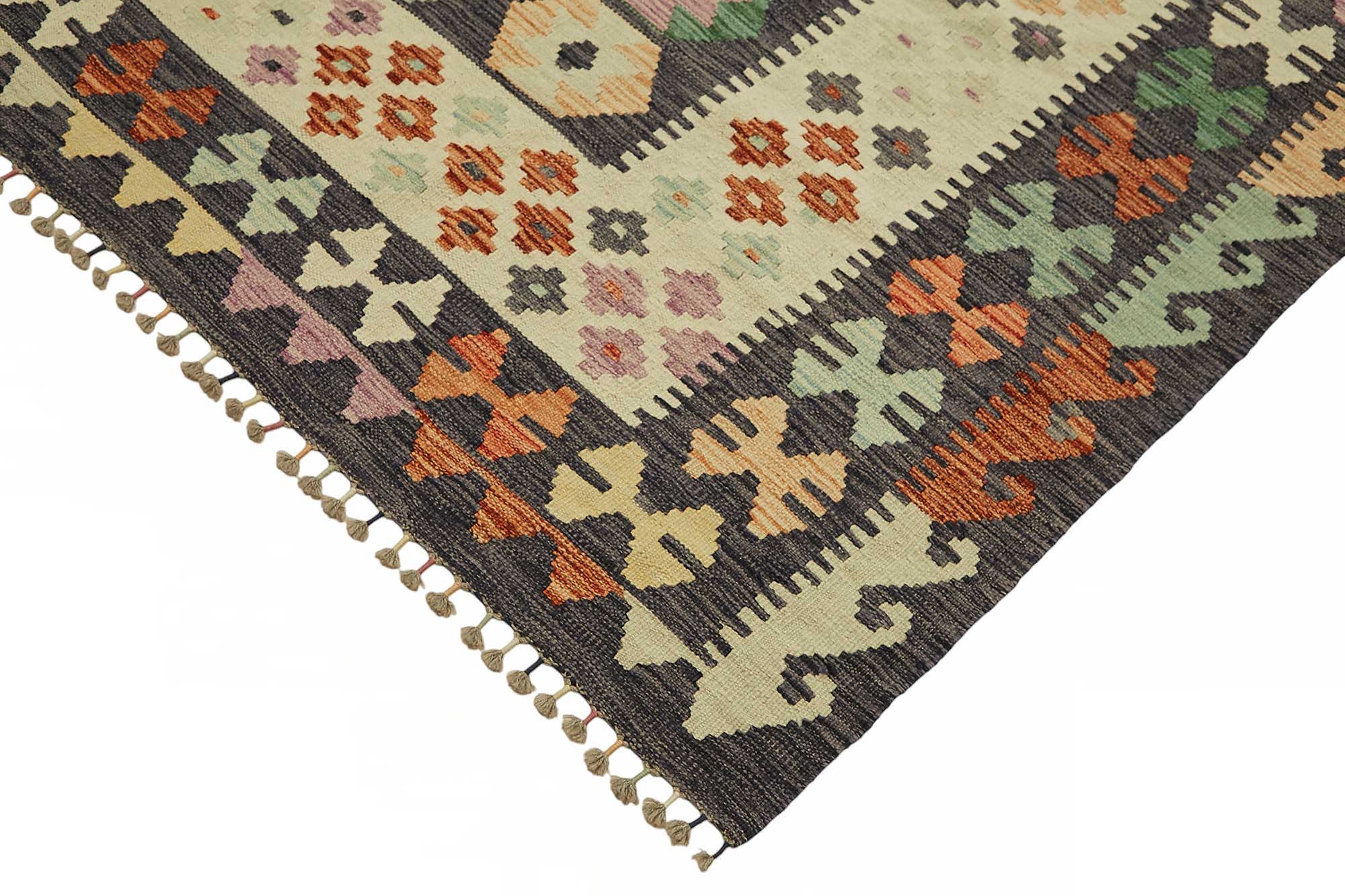 8x11 Handwoven Turkish Kilim Rug  - 48818