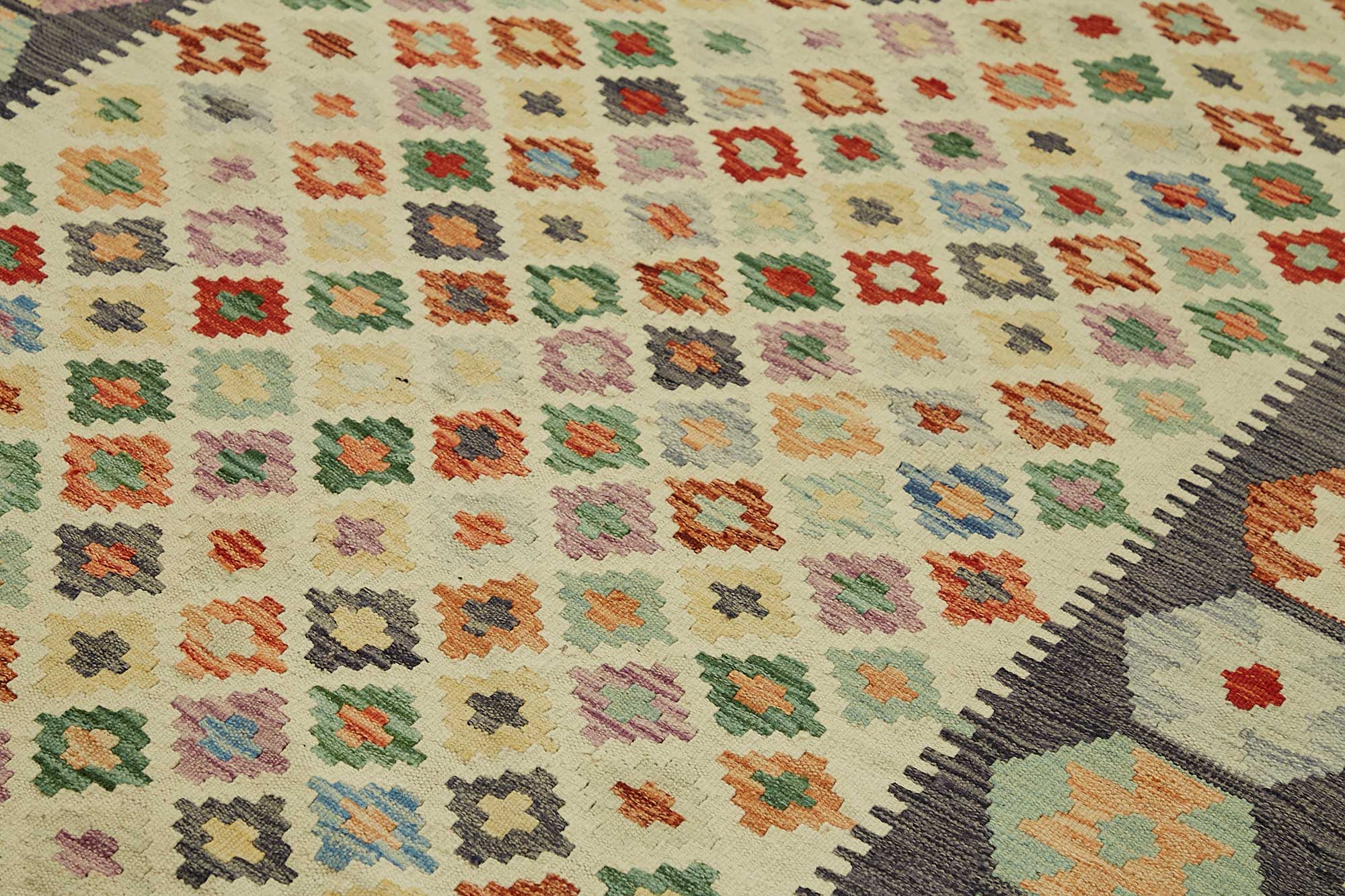 8x11 Handwoven Turkish Kilim Rug  - 48818