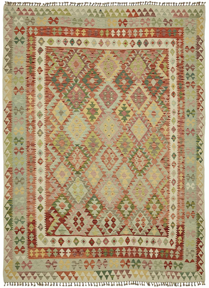 8x11 Handwoven Turkish Kilim Rug  - 48819