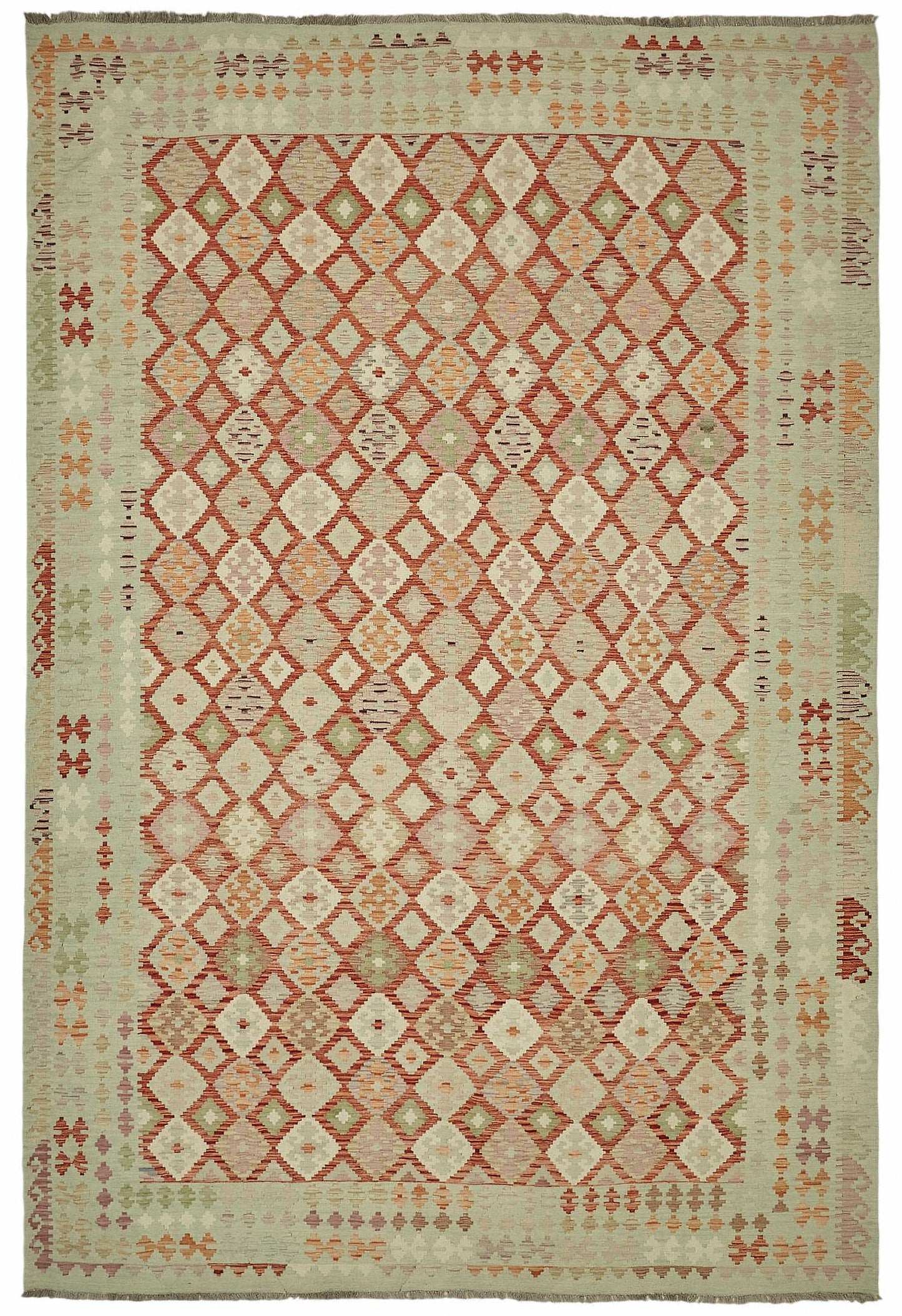 10x16 Handwoven Turkish Kilim Rug  - 48820