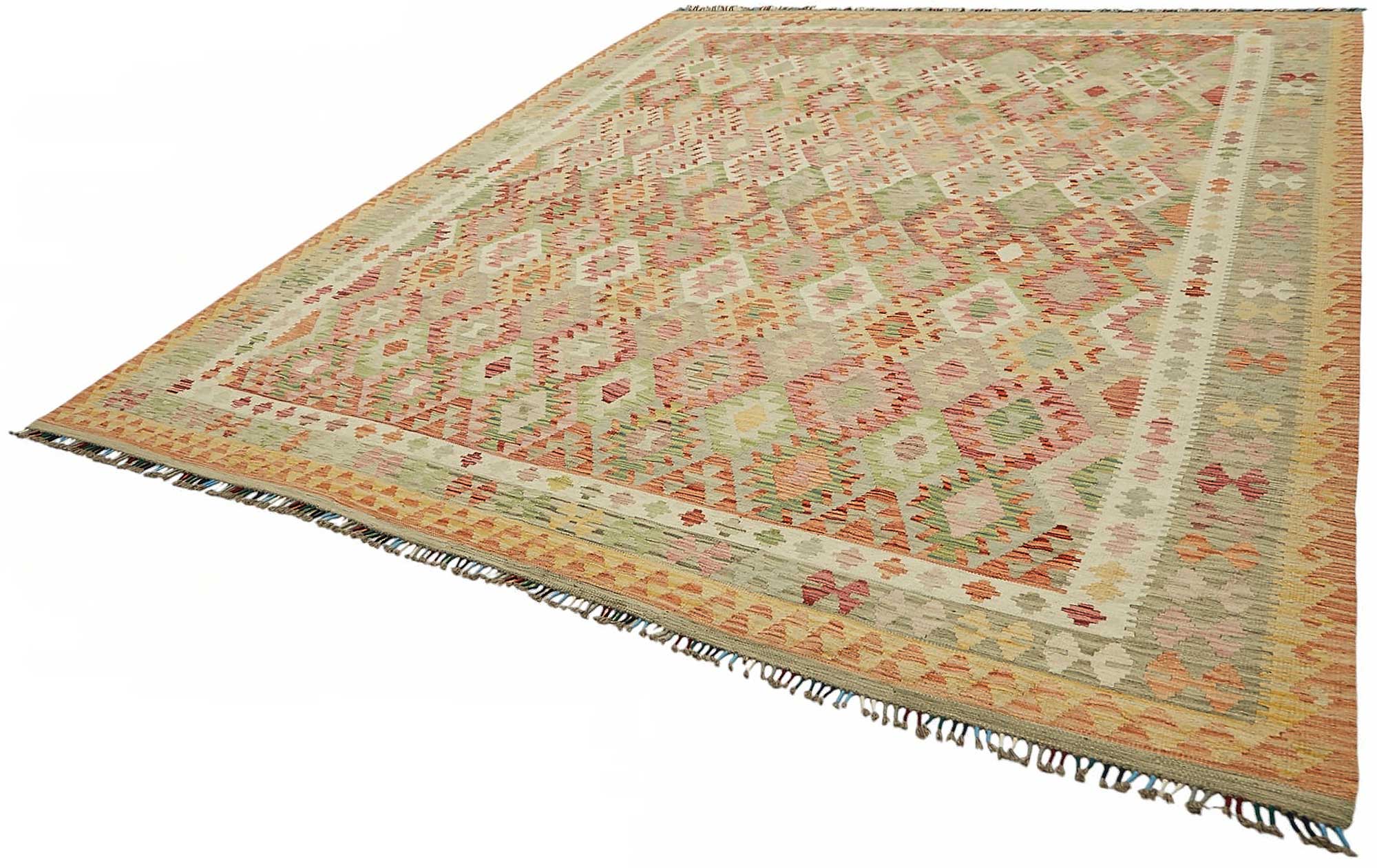 10x13 Handwoven Turkish Kilim Rug  - 48822