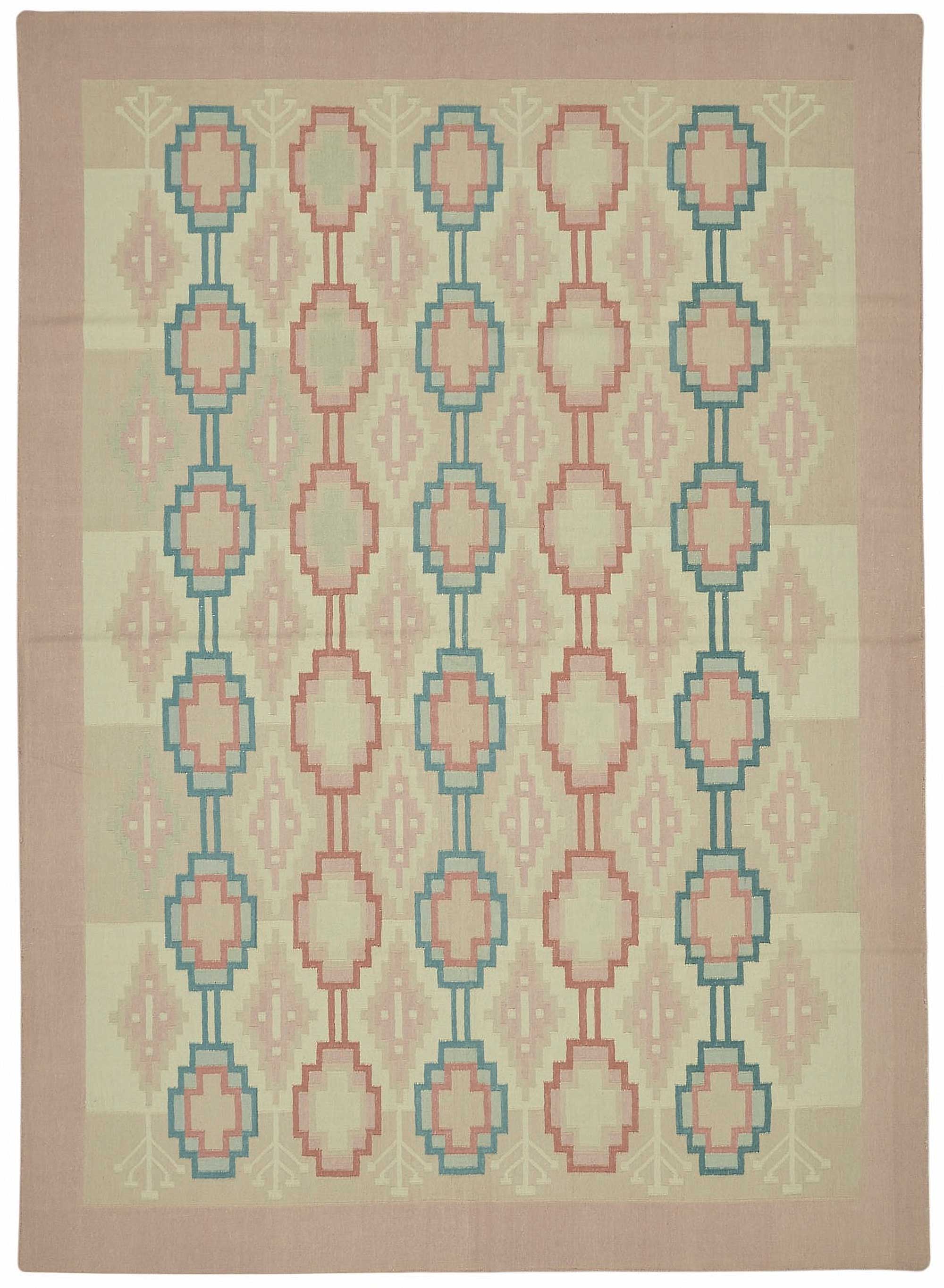 9x12 Hand-Woven Dhurrie Kilim Rug - 48856