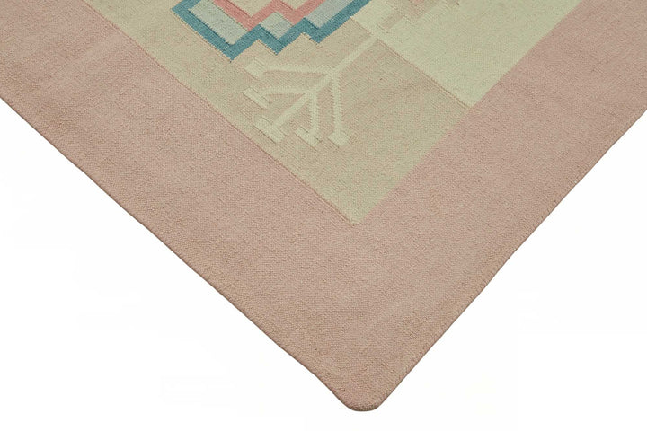 9x12 Hand-Woven Dhurrie Kilim Rug - 48856