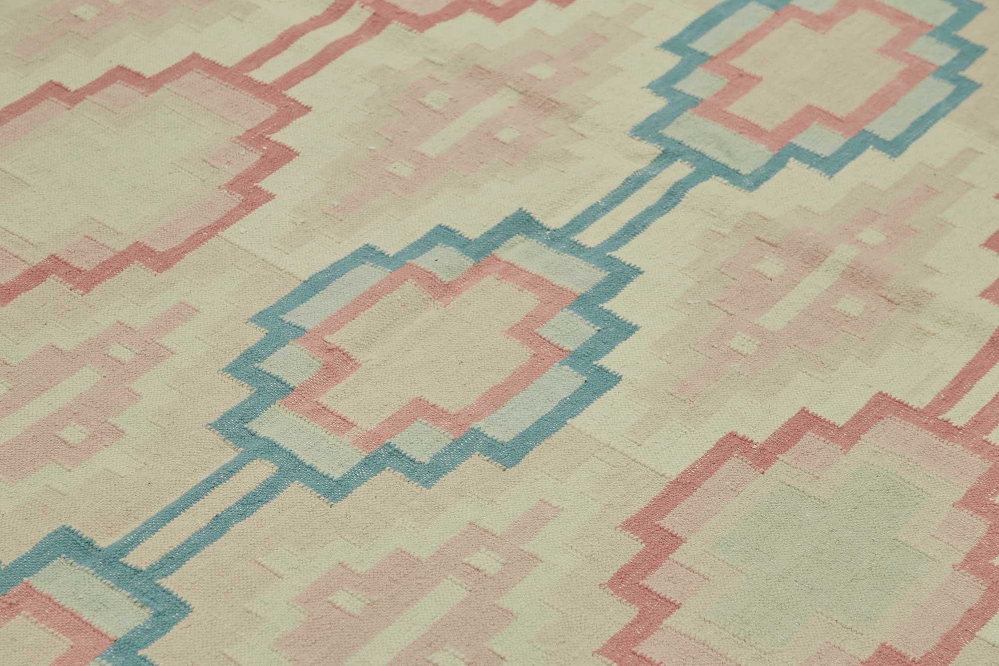 9x12 Hand-Woven Dhurrie Kilim Rug - 48856