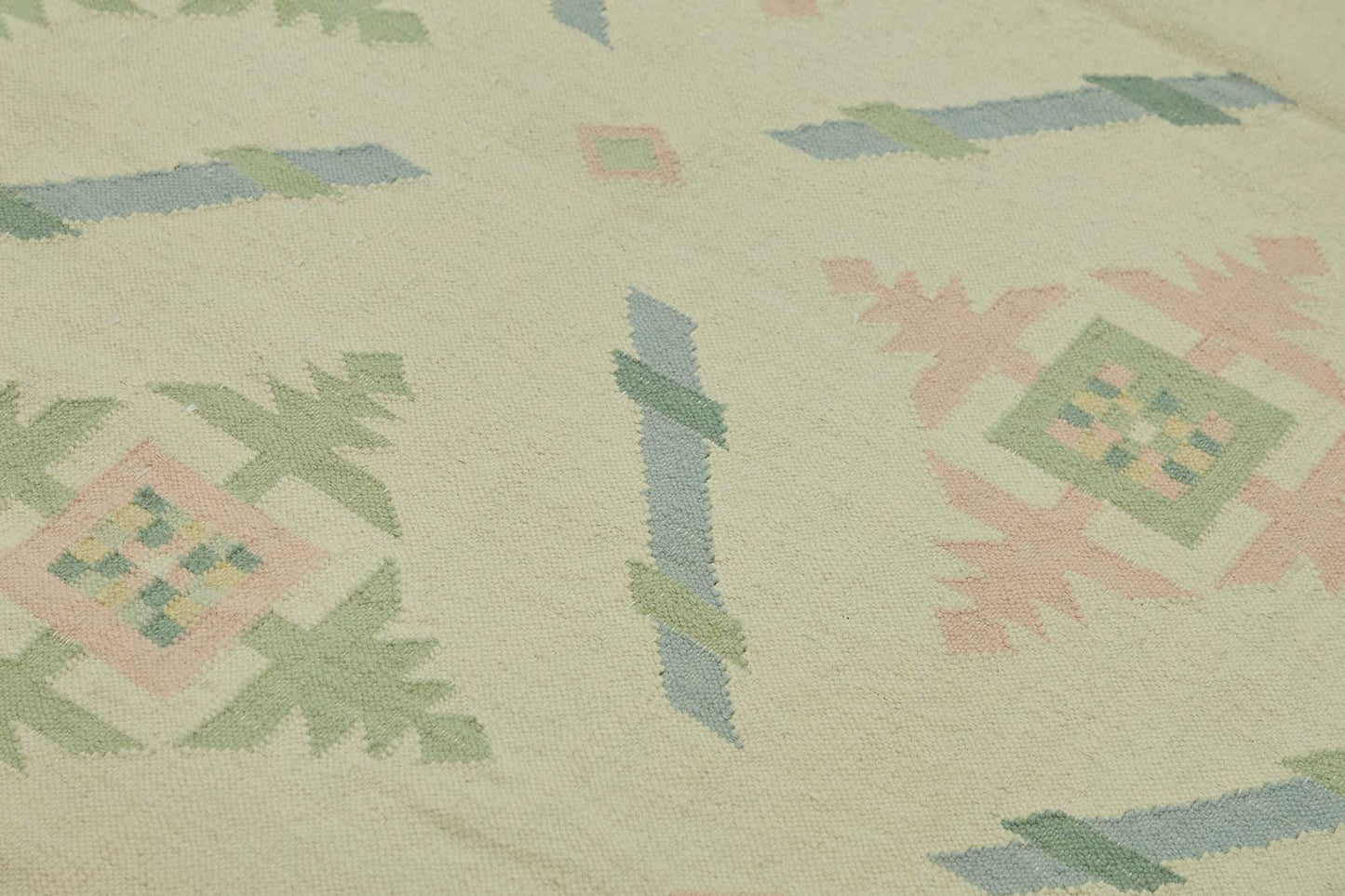 9x12 Hand-Woven Dhurrie Kilim Rug - 48857