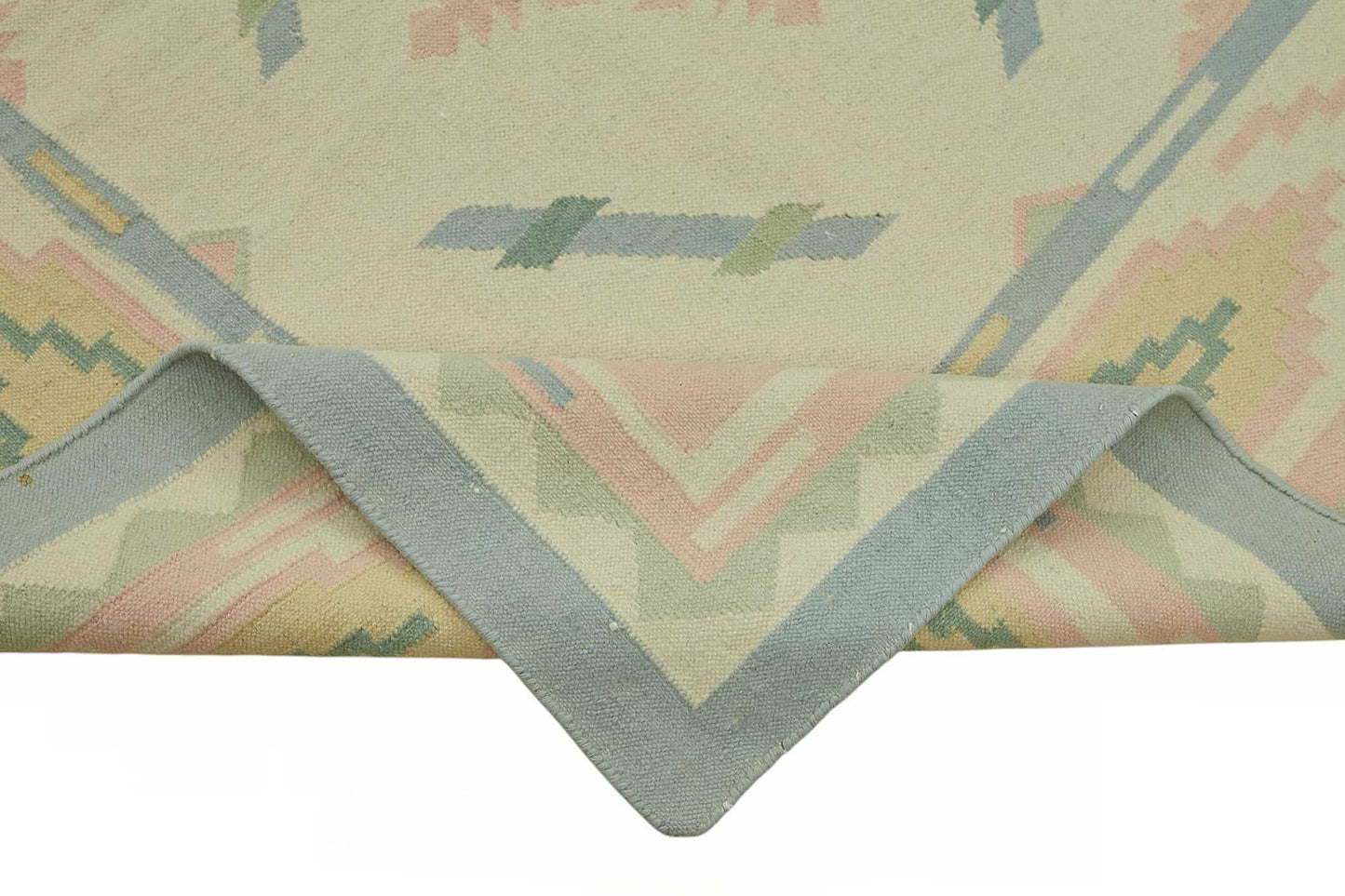 9x12 Hand-Woven Dhurrie Kilim Rug - 48857