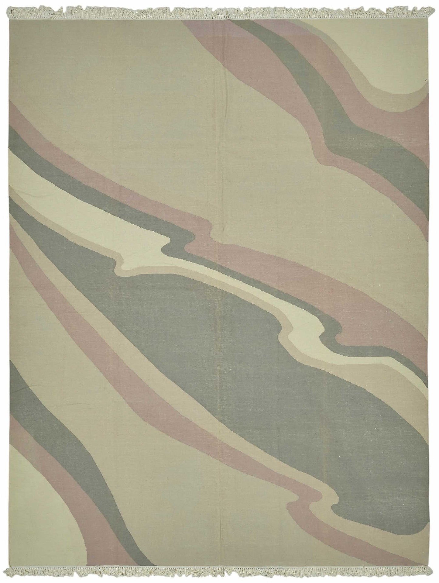 9x12 Modern Design Dhurrie Kilim Rug - 48858