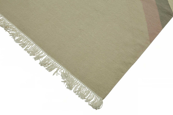9x12 Modern Design Dhurrie Kilim Rug - 48858