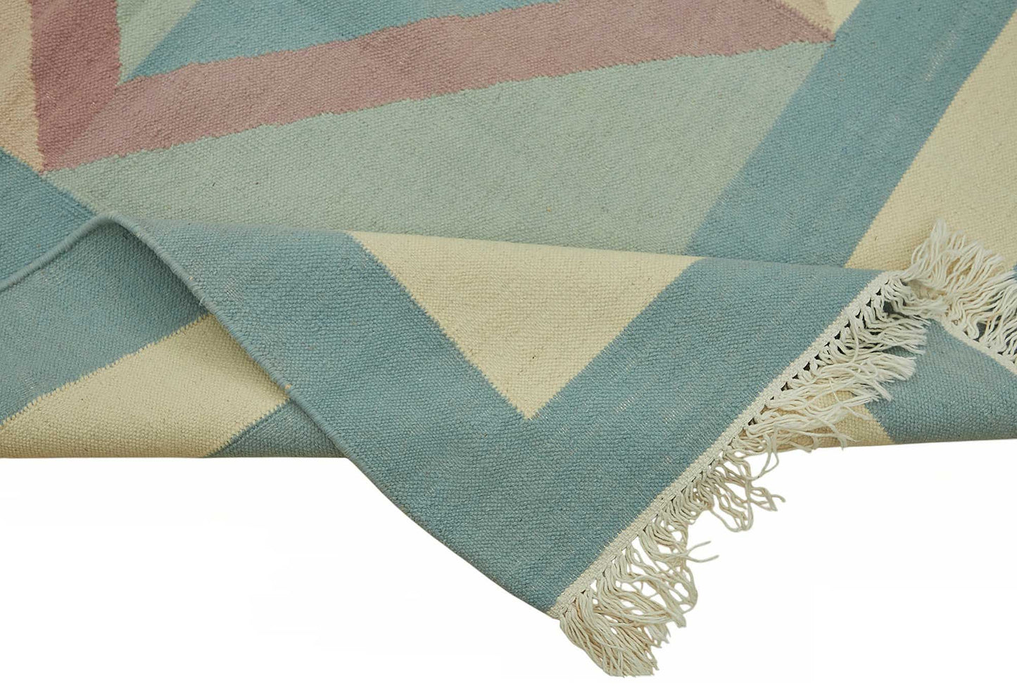 9x11 Geometric Dhurrie Kilim Rug - 48860
