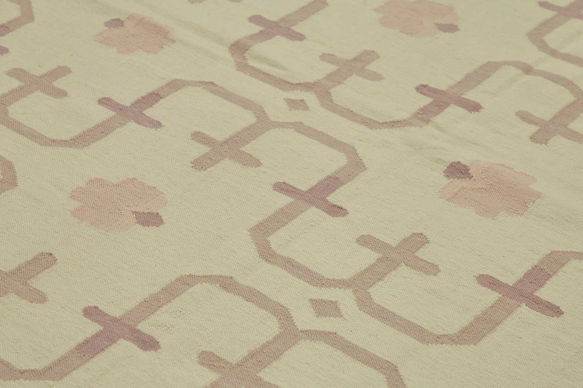 10x14 Geometric Dhurrie Kilim Rug - 48861