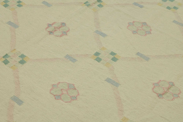 10x14 Geometric Dhurrie Kilim Rug - 48868