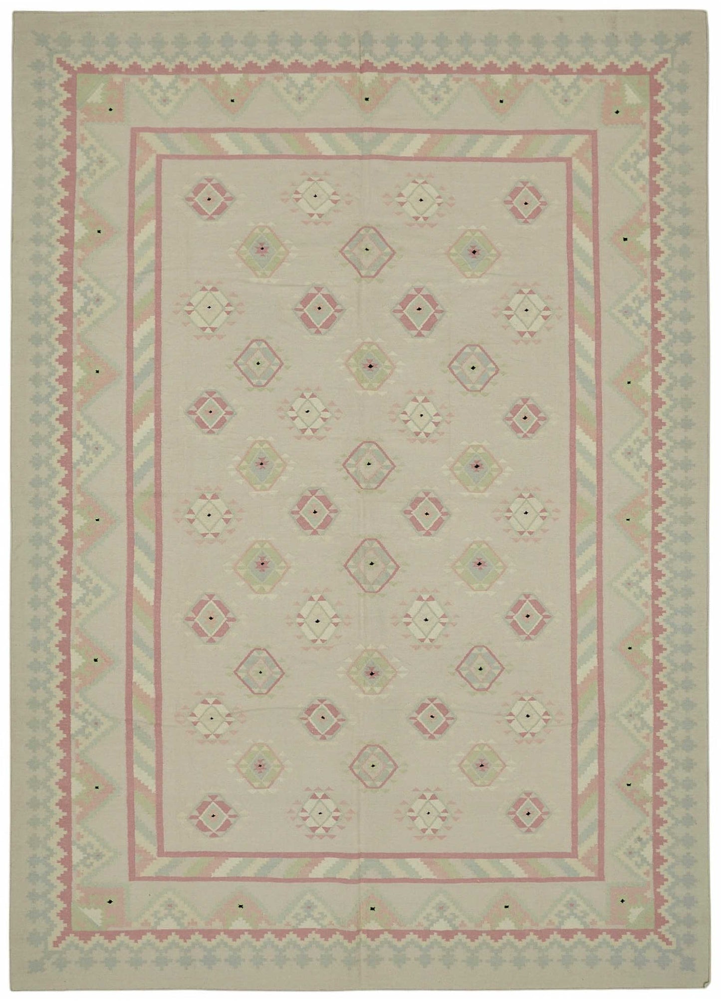 10x14 All-over Dhurrie Kilim Rug - 48870