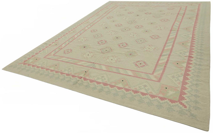 10x14 All-over Dhurrie Kilim Rug - 48870