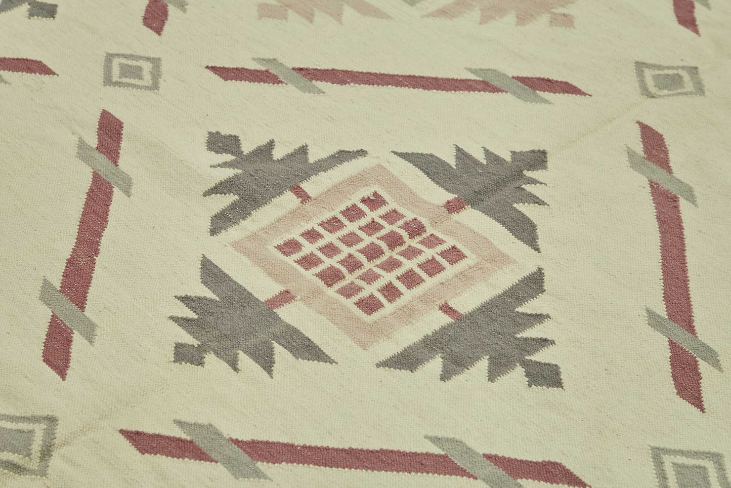 10x13 Handwoven Dhurrie Kilim Rug - 48876