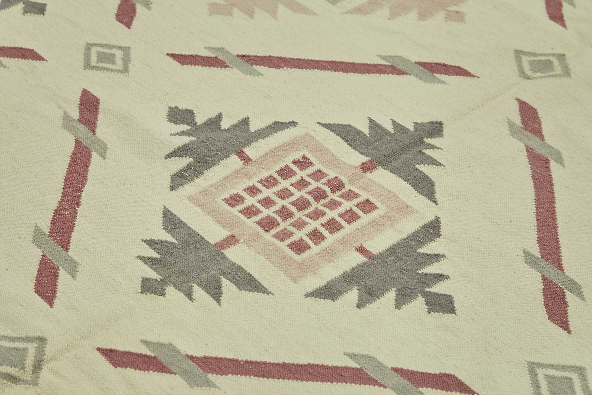 10x13 Handwoven Dhurrie Kilim Rug - 48876