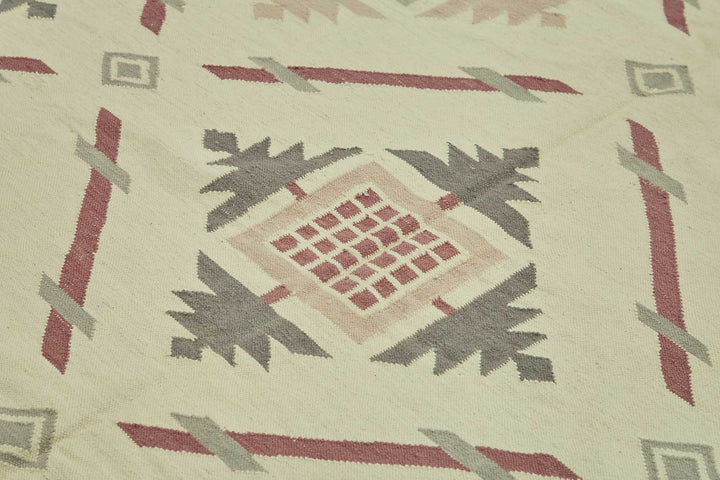 10x13 Handwoven Dhurrie Kilim Rug - 48876