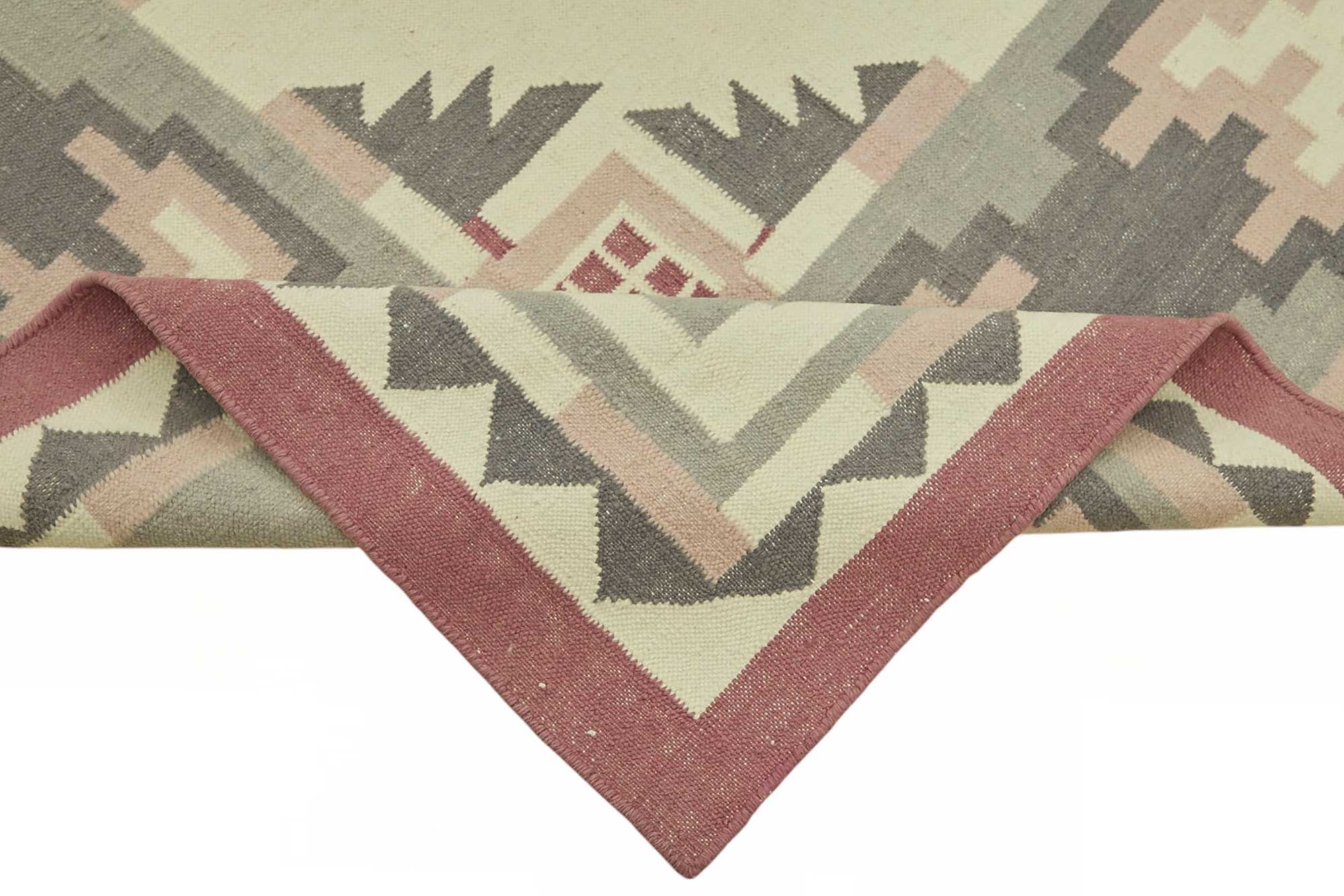 10x13 Handwoven Dhurrie Kilim Rug - 48876
