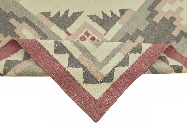 10x13 Handwoven Dhurrie Kilim Rug - 48876