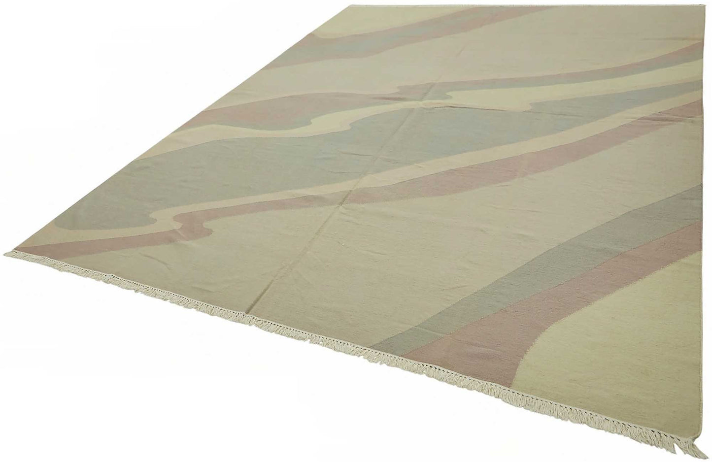 9x12 Modern Design Dhurrie Kilim Rug - 48878