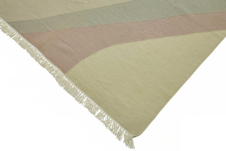 9x12 Modern Design Dhurrie Kilim Rug - 48878