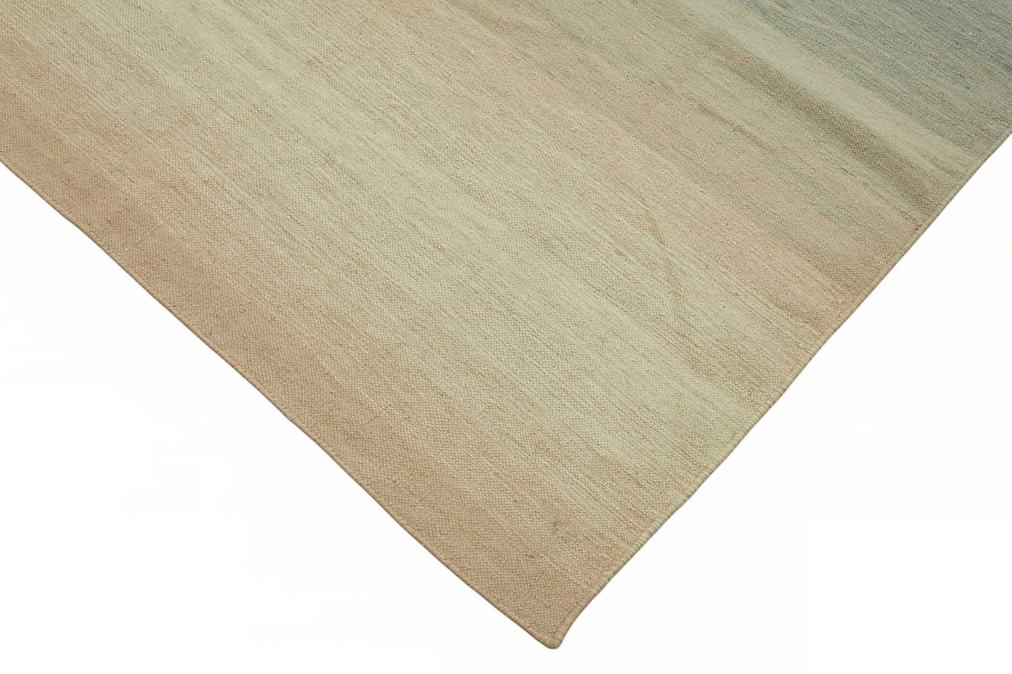 9x11 Striped Dhurrie Kilim Rug - 48880